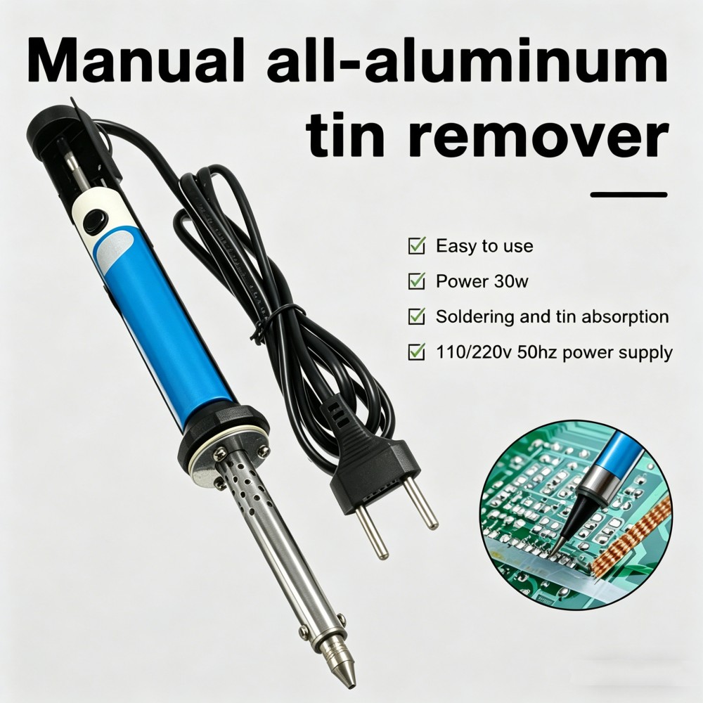 AC 220V Soldering Iron Electri - Desoldering Pump Electric Vacuum Station recension och pris