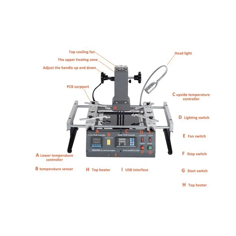 Achi Ir 6500 V2 Infrared Bga S - Infrared Bga Rework Station recension och pris