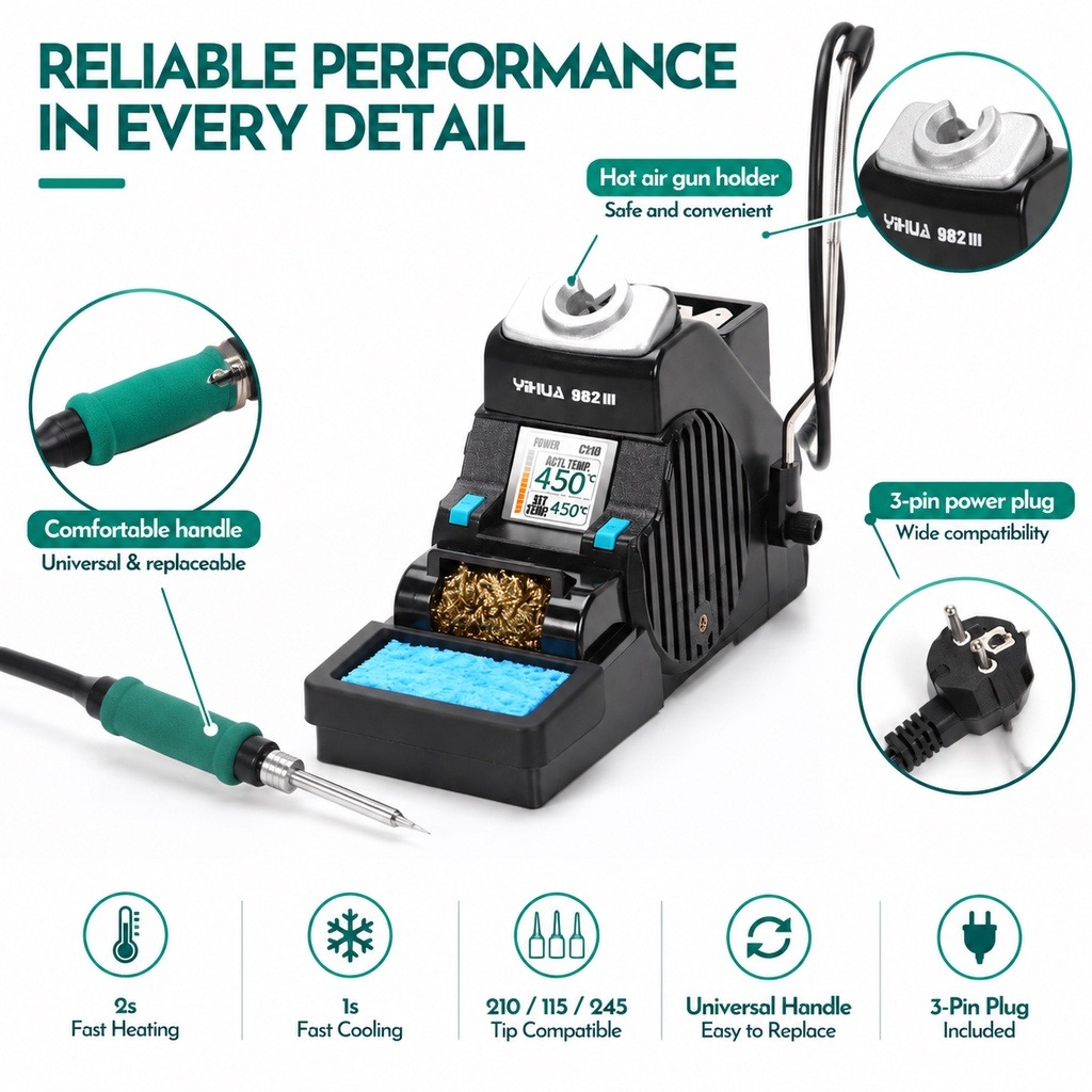 YIHUA 982-III C210 Soldering I - C210 Precision Soldering Station recension och pris