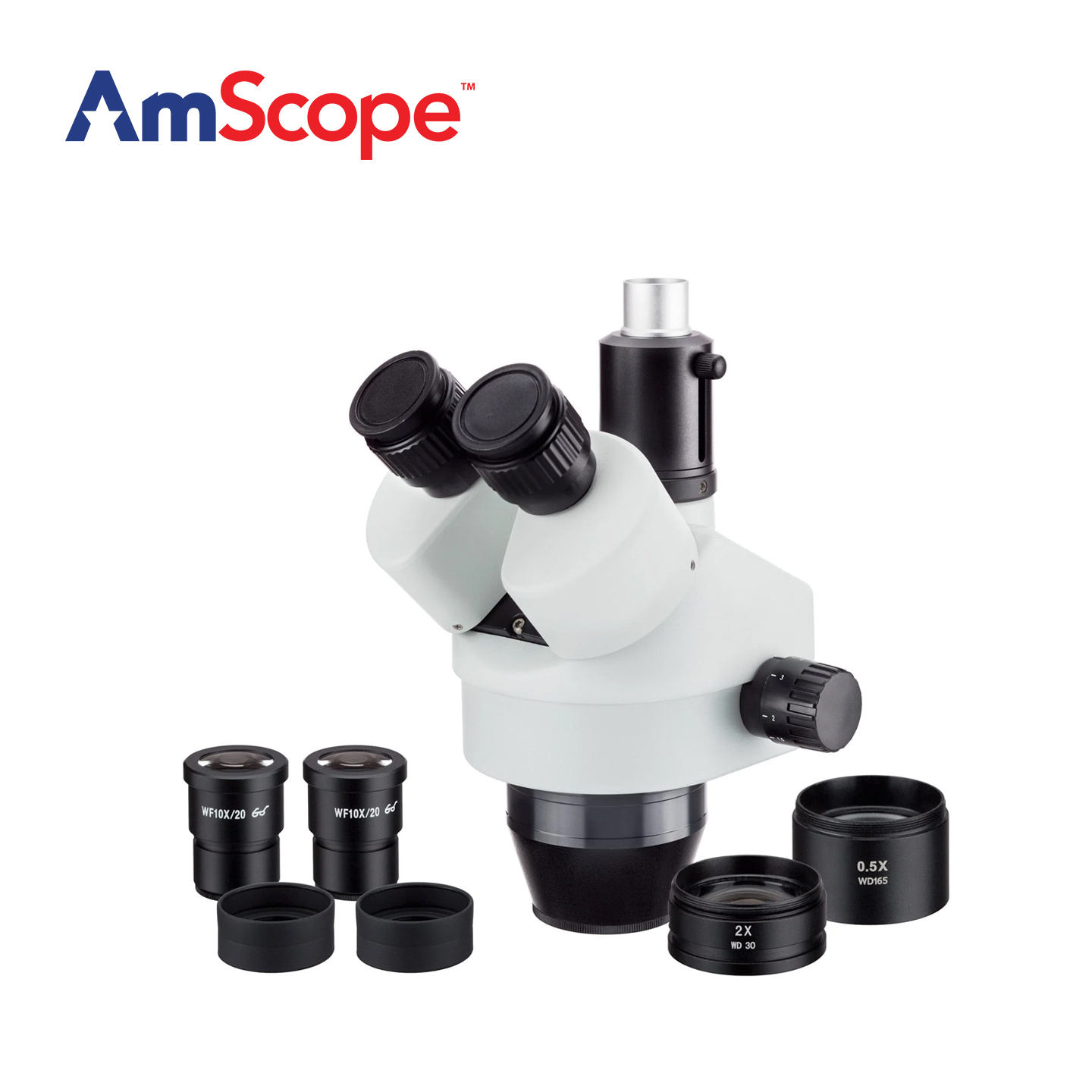 AmScope 7X-45X Magnification T - Trinocular Stereo Microscope 7X-45X recension och pris