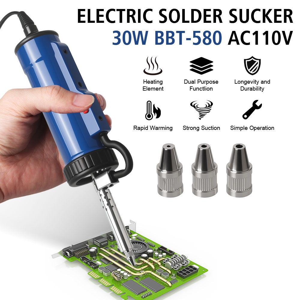 Vacuum Soldering Electric Sold - Desoldering Pump Electric Vacuum Station recension och pris