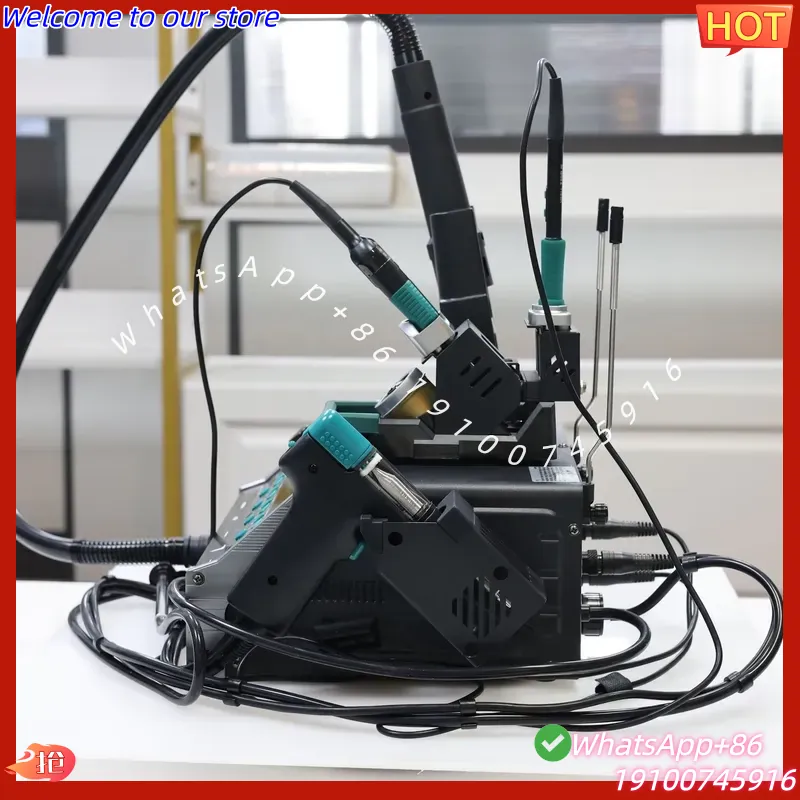 2026 YIHUA-948D IV 5-in-1 Sold - Desoldering Pump Electric Vacuum Station recension och pris