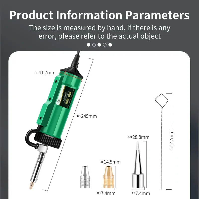 LUXIANZI New 3 In1 Automatic R - Desoldering Pump Electric Vacuum Station recension och pris