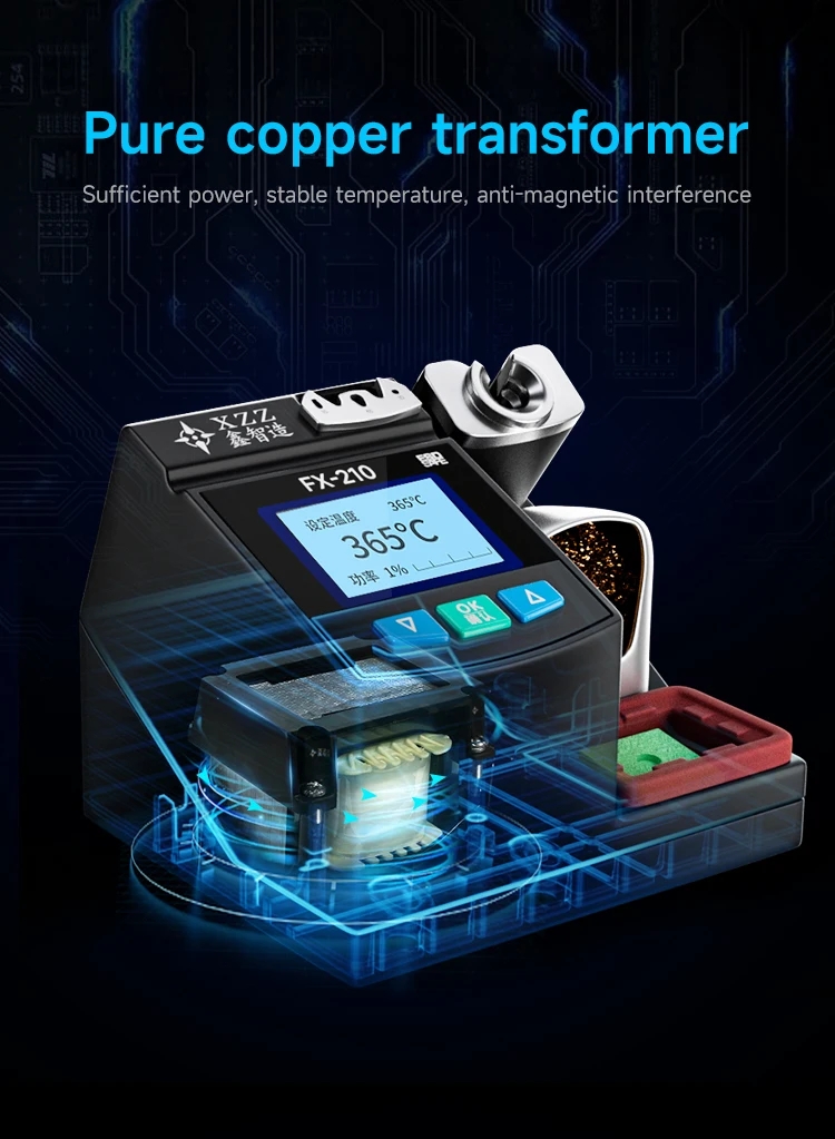 XZZ FX-210 Super Precision Sol - C210 Precision Soldering Station recension och pris