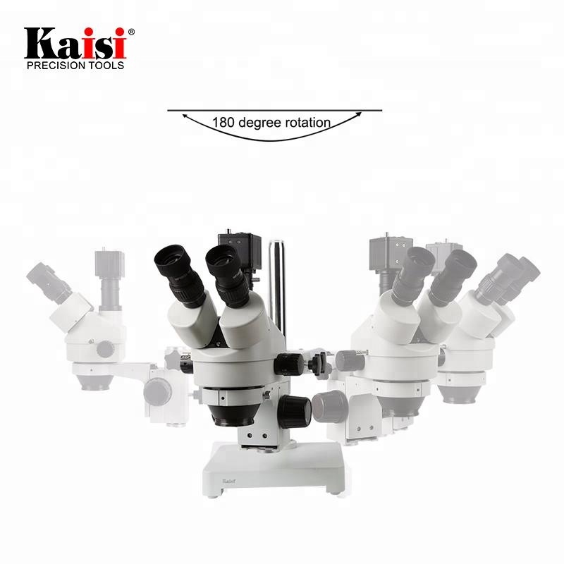 Kaisi 7X-45X Digital Zoom PCB  - Trinocular Stereo Microscope 7X-45X recension och pris