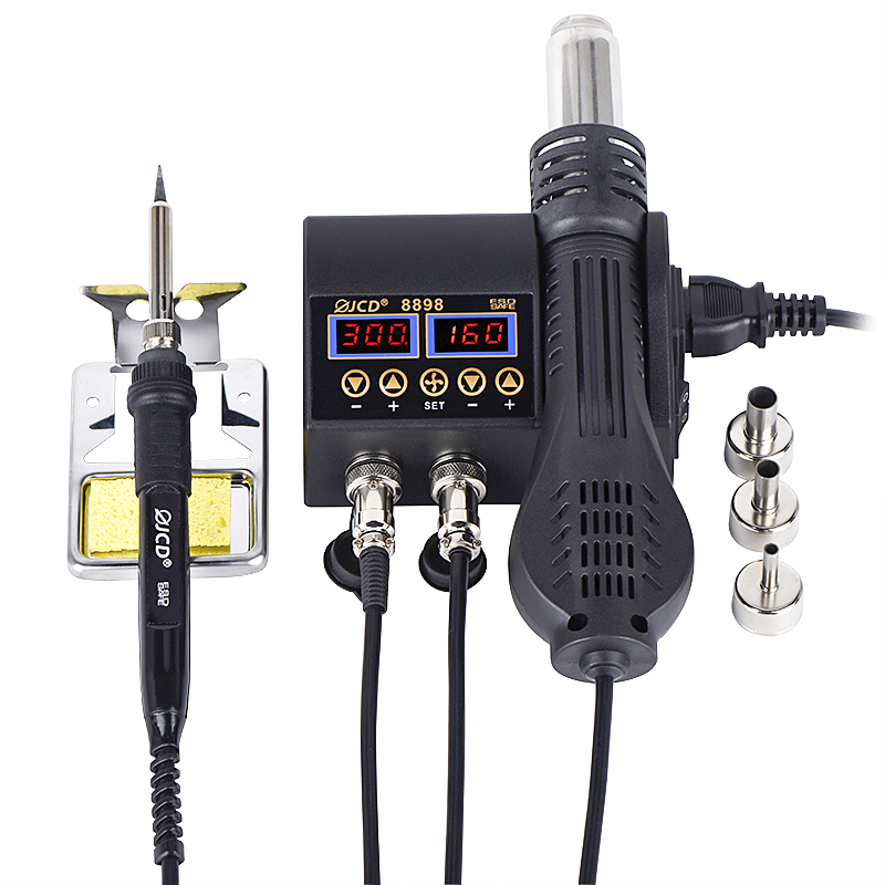 JCD 2 in 1 8898 Soldering Stat - 2 In 1 Soldering Rework Station 750W recension och pris